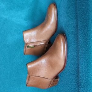 Sam Edelman dark tan booties - never worn